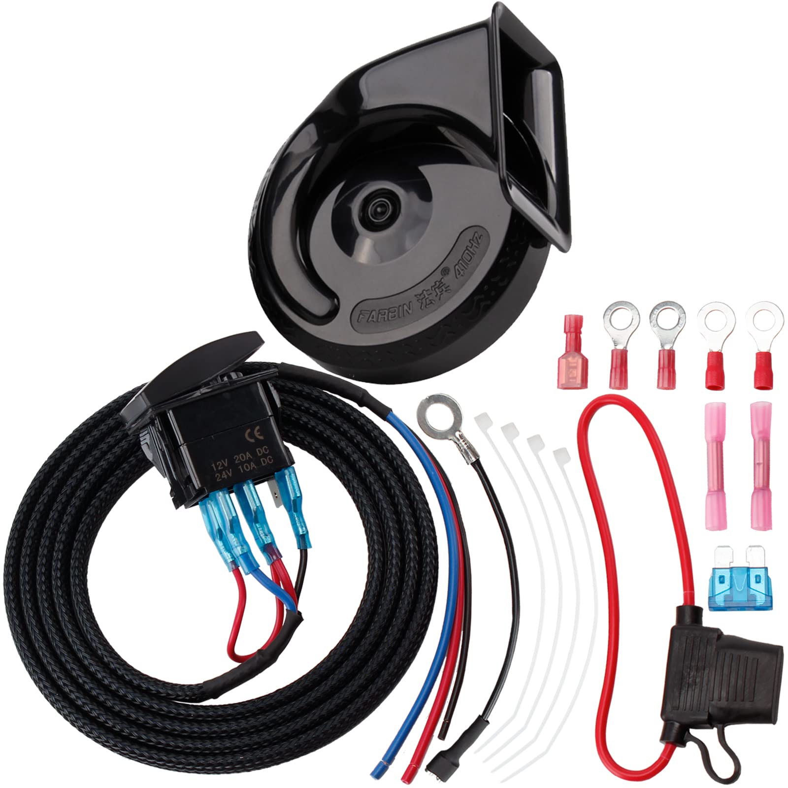 Amazon.com: AOLIHAN Universal UTV Horn Kit with LED Rocker Switch